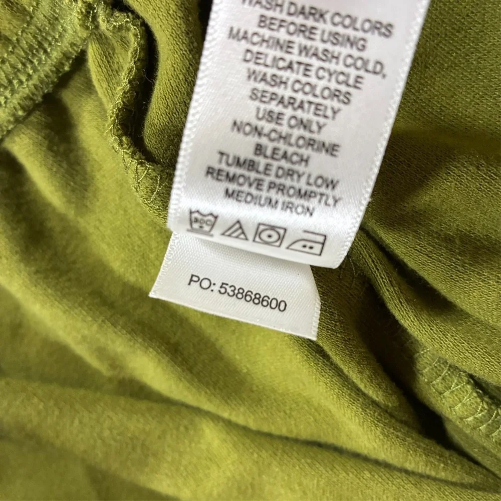 Roaman's Womens‎ Lounge Pants Size 18/20 Tall Green Elastic Waist Pull On